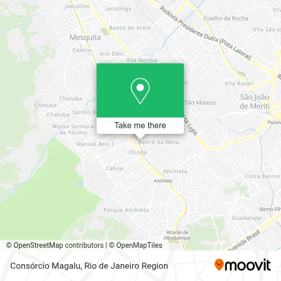 Consórcio Magalu map
