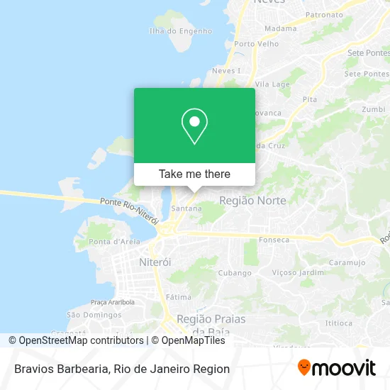 Bravios Barbearia map