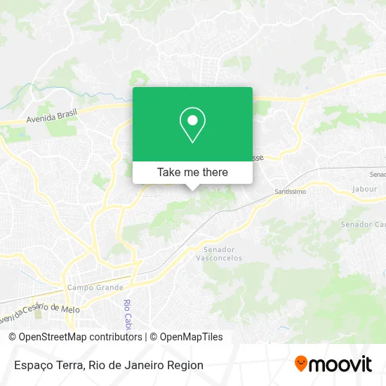 Espaço Terra map
