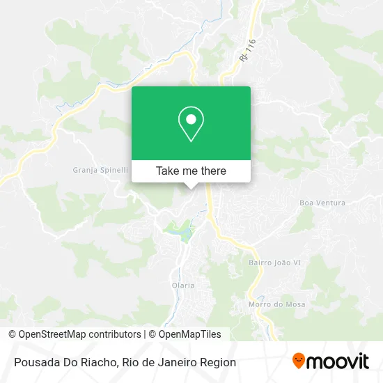 Pousada Do Riacho map