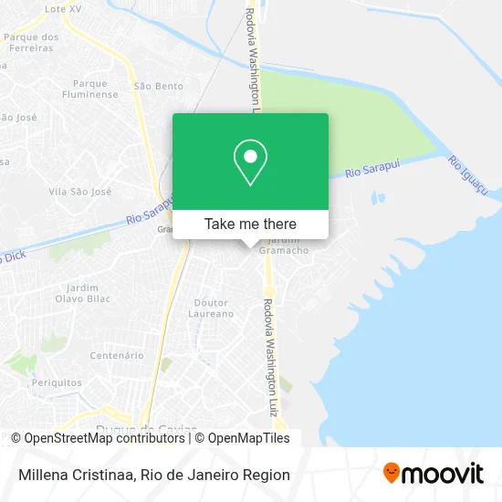 Millena Cristinaa map
