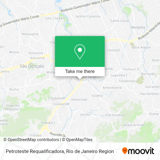 Petroteste Requalificadora map