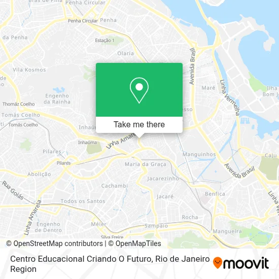 Centro Educacional Criando O Futuro map