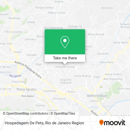 Hospedagem De Pets map