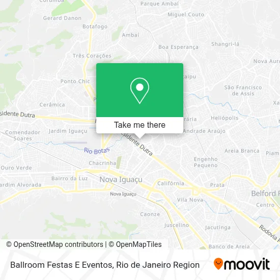 Ballroom Festas E Eventos map