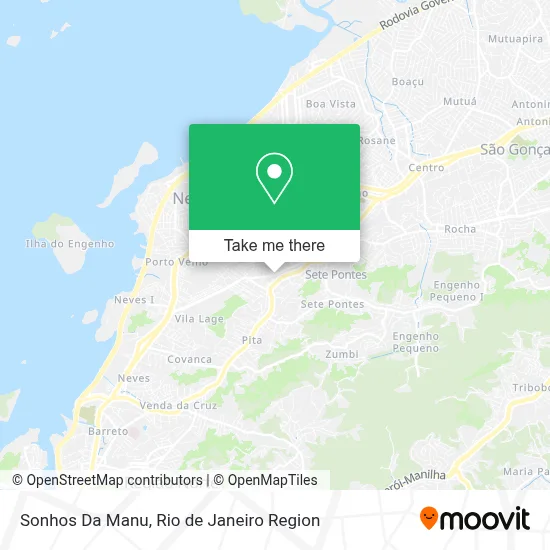 Sonhos Da Manu map