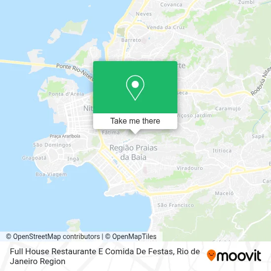 Full House Restaurante E Comida De Festas map
