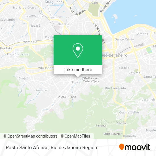 Posto Santo Afonso map