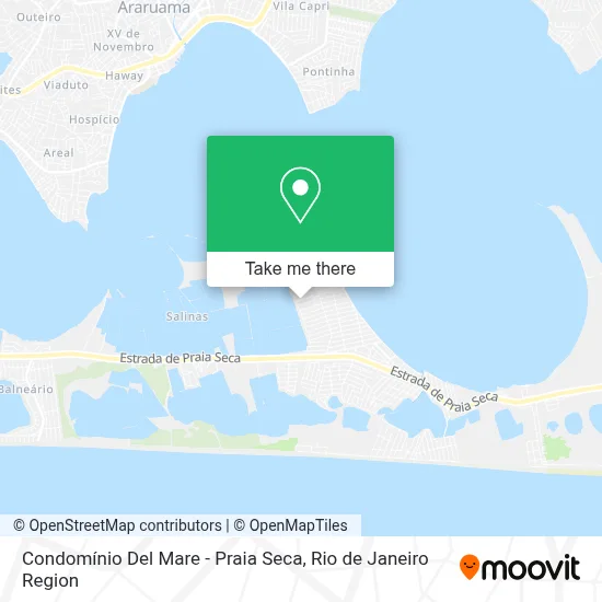 Condomínio Del Mare - Praia Seca map