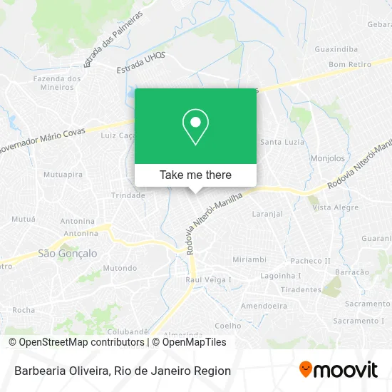 Barbearia Oliveira map