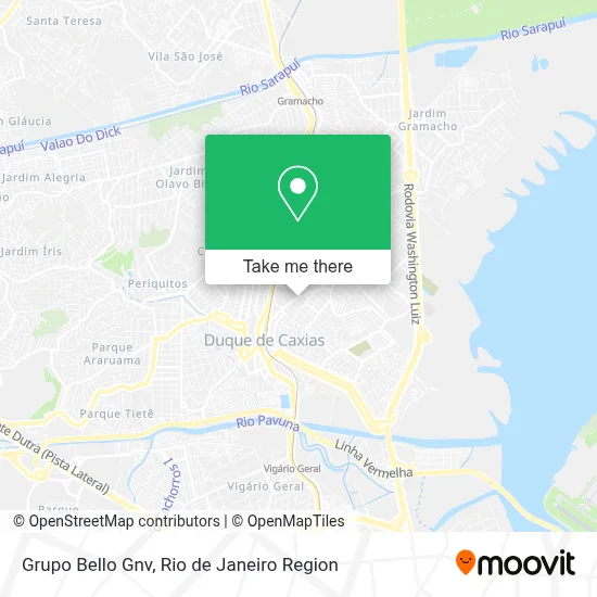 Grupo Bello Gnv map