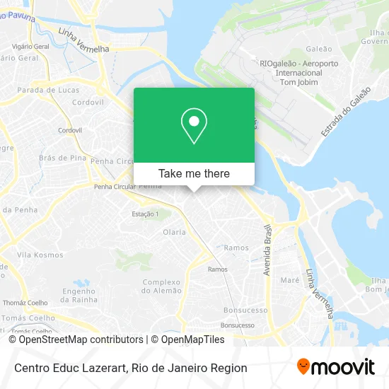 Centro Educ Lazerart map