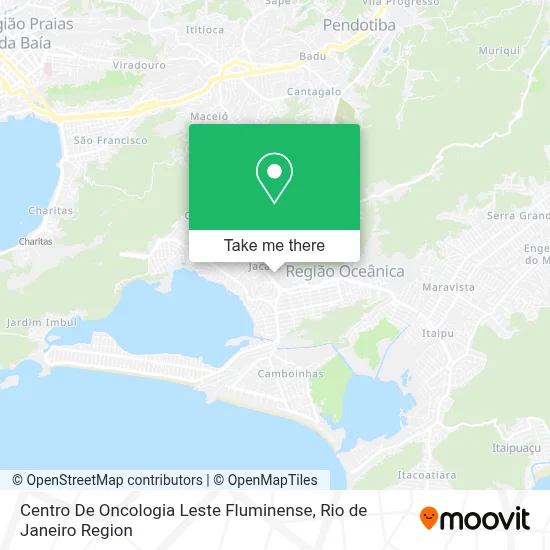 Centro De Oncologia Leste Fluminense map