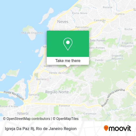 Igreja Da Paz Rj map