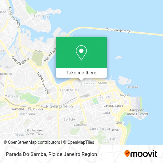 Parada Do Samba map