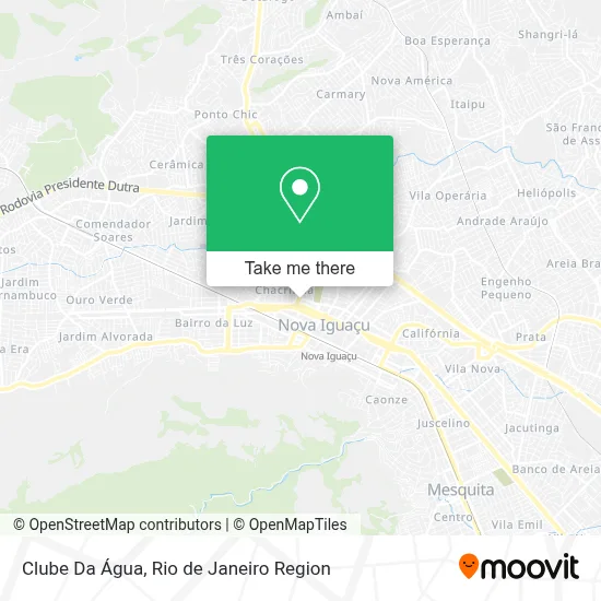 Clube Da Água map