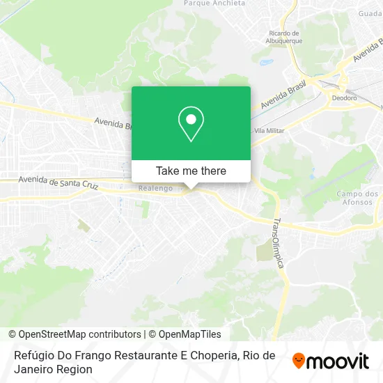 Refúgio Do Frango Restaurante E Choperia map