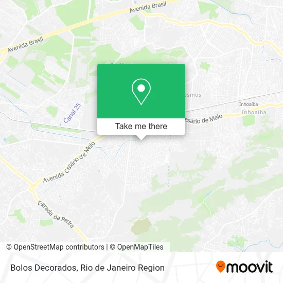 Bolos Decorados map