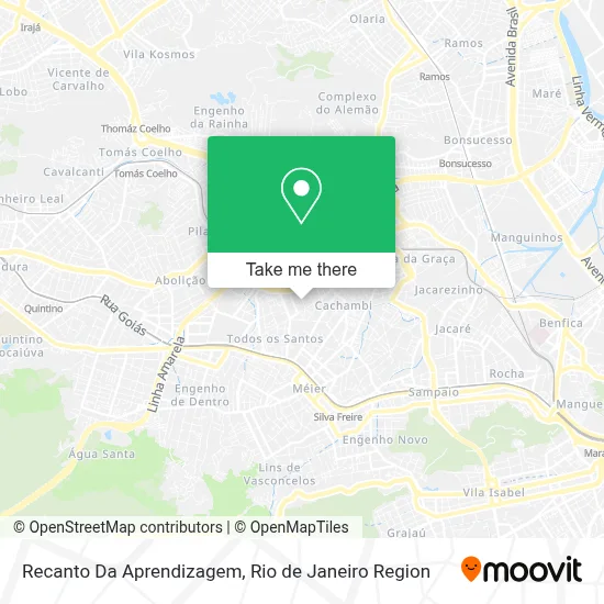 Recanto Da Aprendizagem map