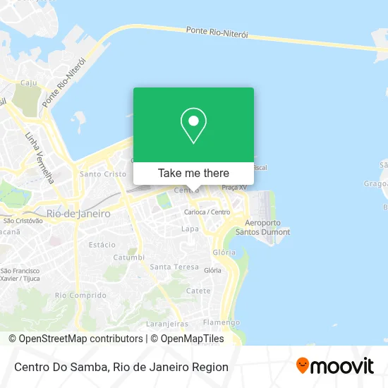Centro Do Samba map