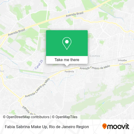 Fabia Sabrina Make Up map