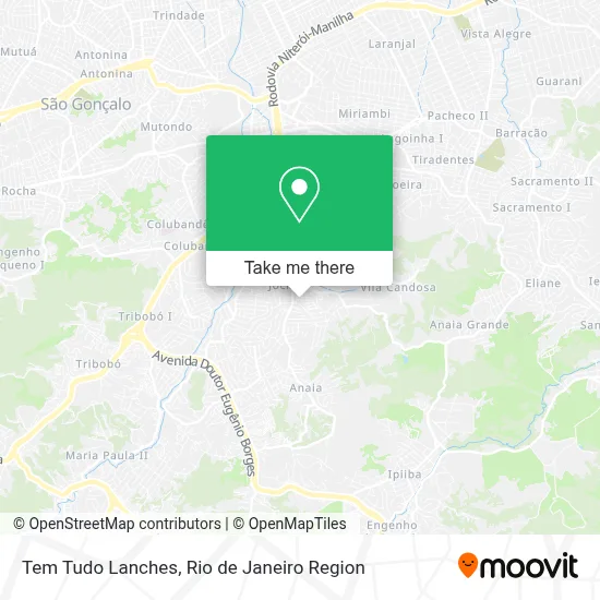 Tem Tudo Lanches map