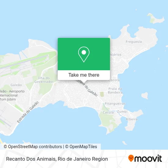 Recanto Dos Animais map