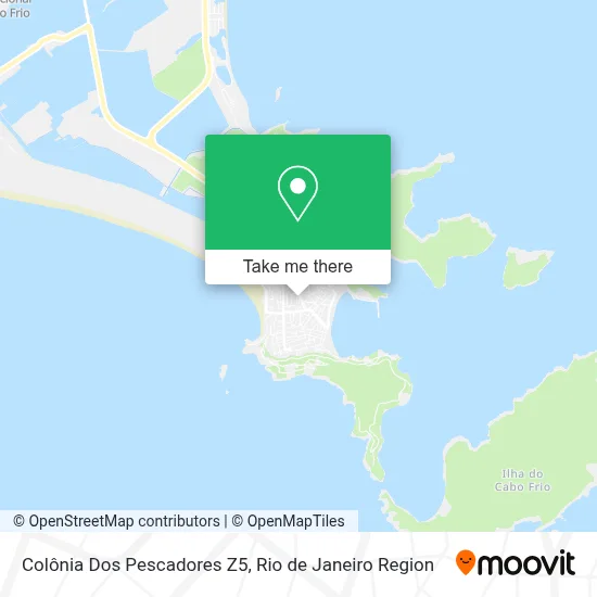 Colônia Dos Pescadores Z5 map