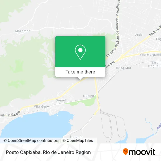 Posto Capixaba map