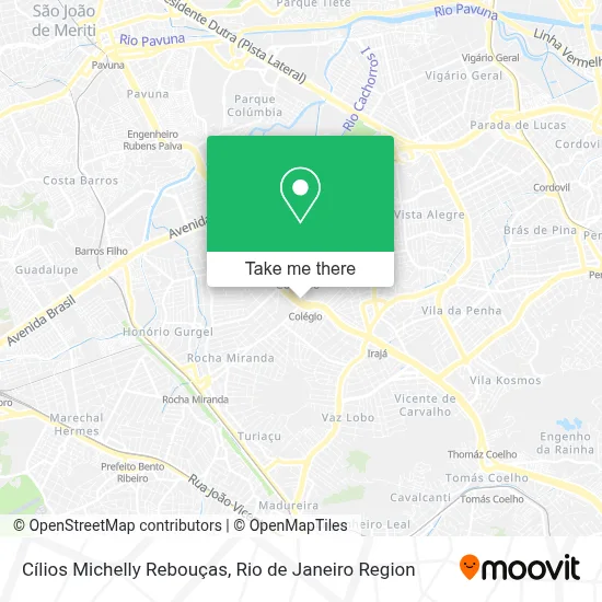 Cílios Michelly Rebouças map