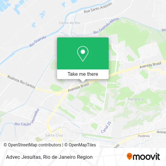 Advec Jesuítas map