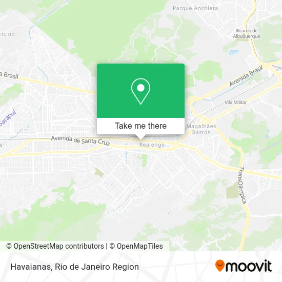 Havaianas map