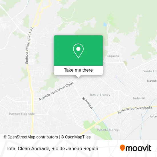Total Clean Andrade map