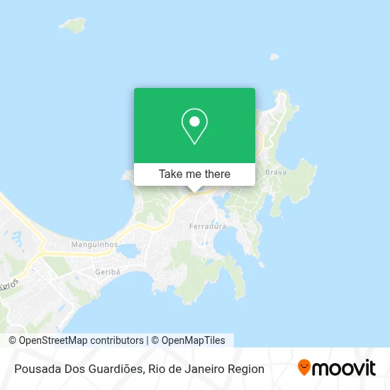 Pousada Dos Guardiões map