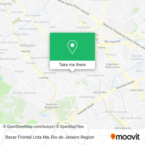 Bazar Frontal Ltda Me map