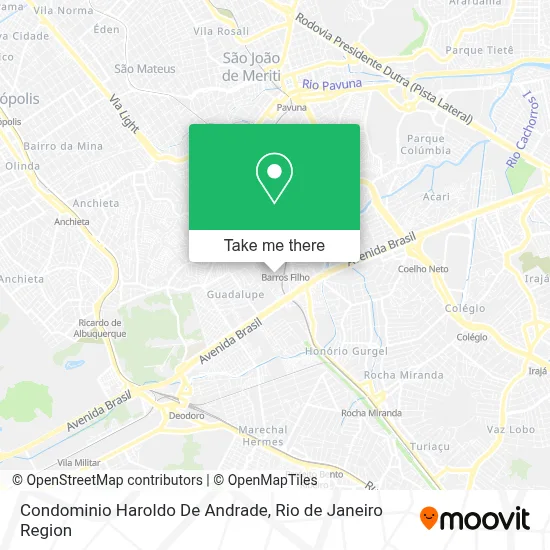 Condominio Haroldo De Andrade map