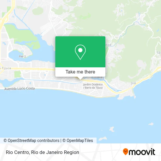Rio Centro map