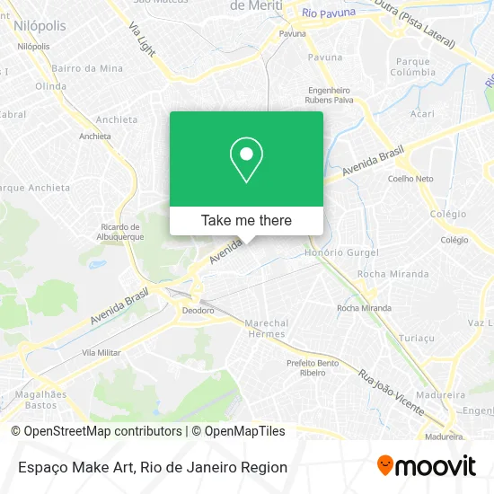 Espaço Make Art map