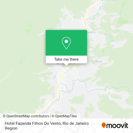 Hotel Fazenda Filhos Do Vento map