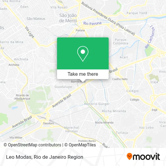 Leo Modas map