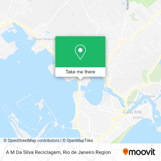 A M Da Silva Reciclagem map