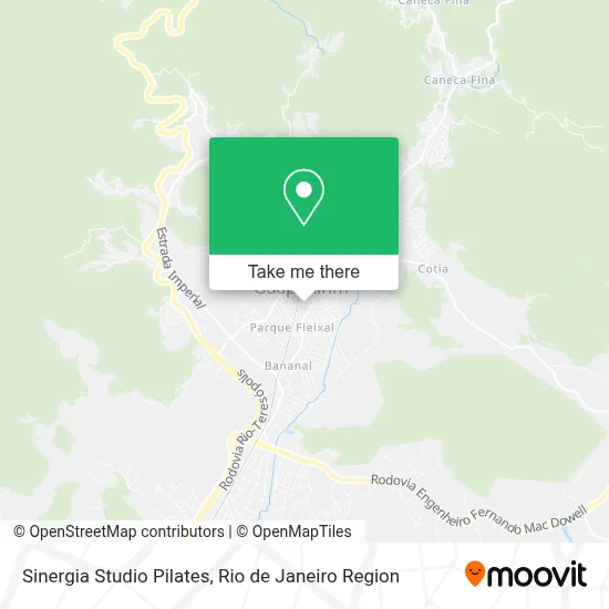 Sinergia Studio Pilates map