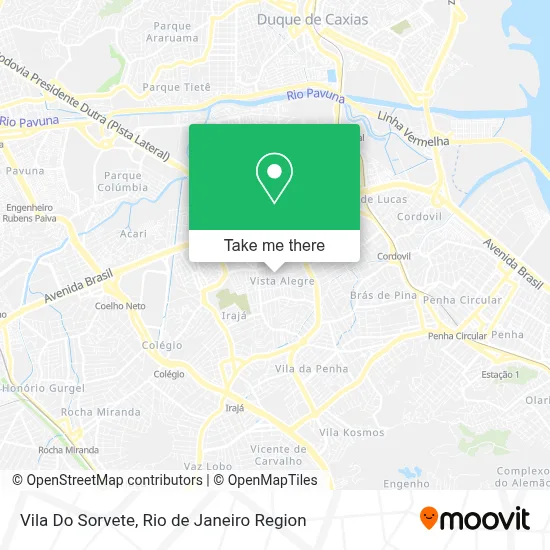 Vila Do Sorvete map