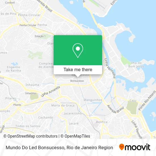 Mundo Do Led Bonsucesso map