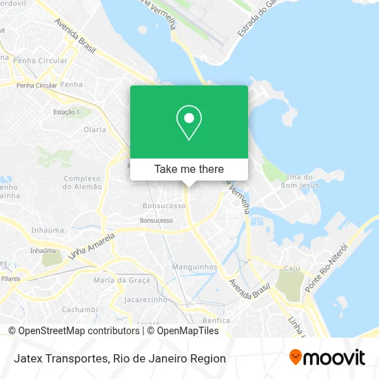 Jatex Transportes map