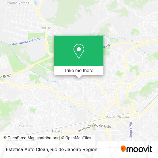 Estética Auto Clean map