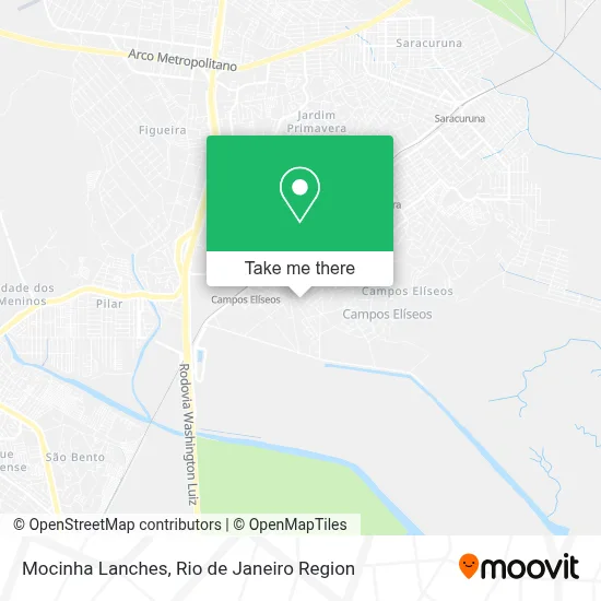Mocinha Lanches map