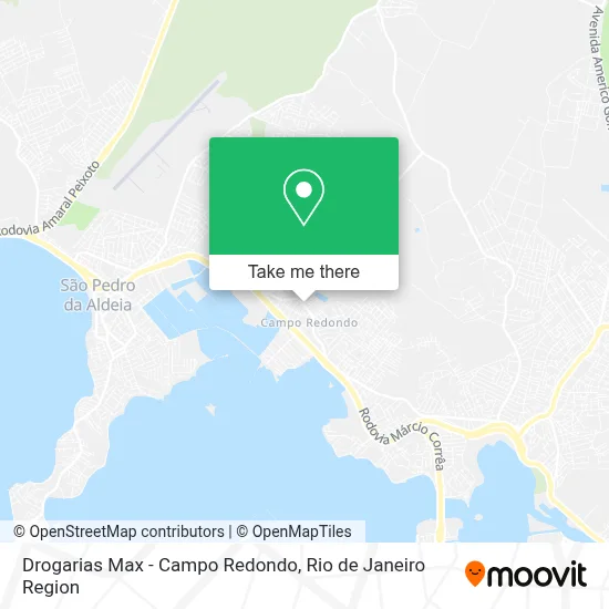 Drogarias Max - Campo Redondo map