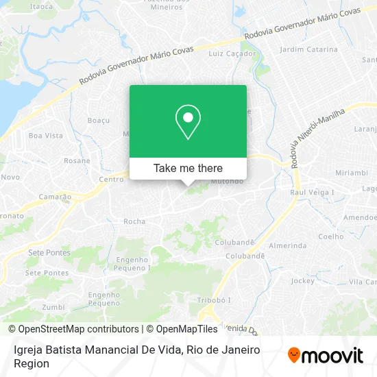 Igreja Batista Manancial De Vida map