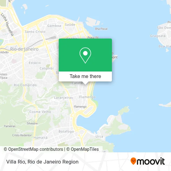 Villa Rio map